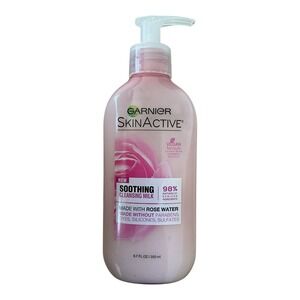 Garnier SkinActive Cleansing Milk 6.7oz Rose Water Vegan Cleanser